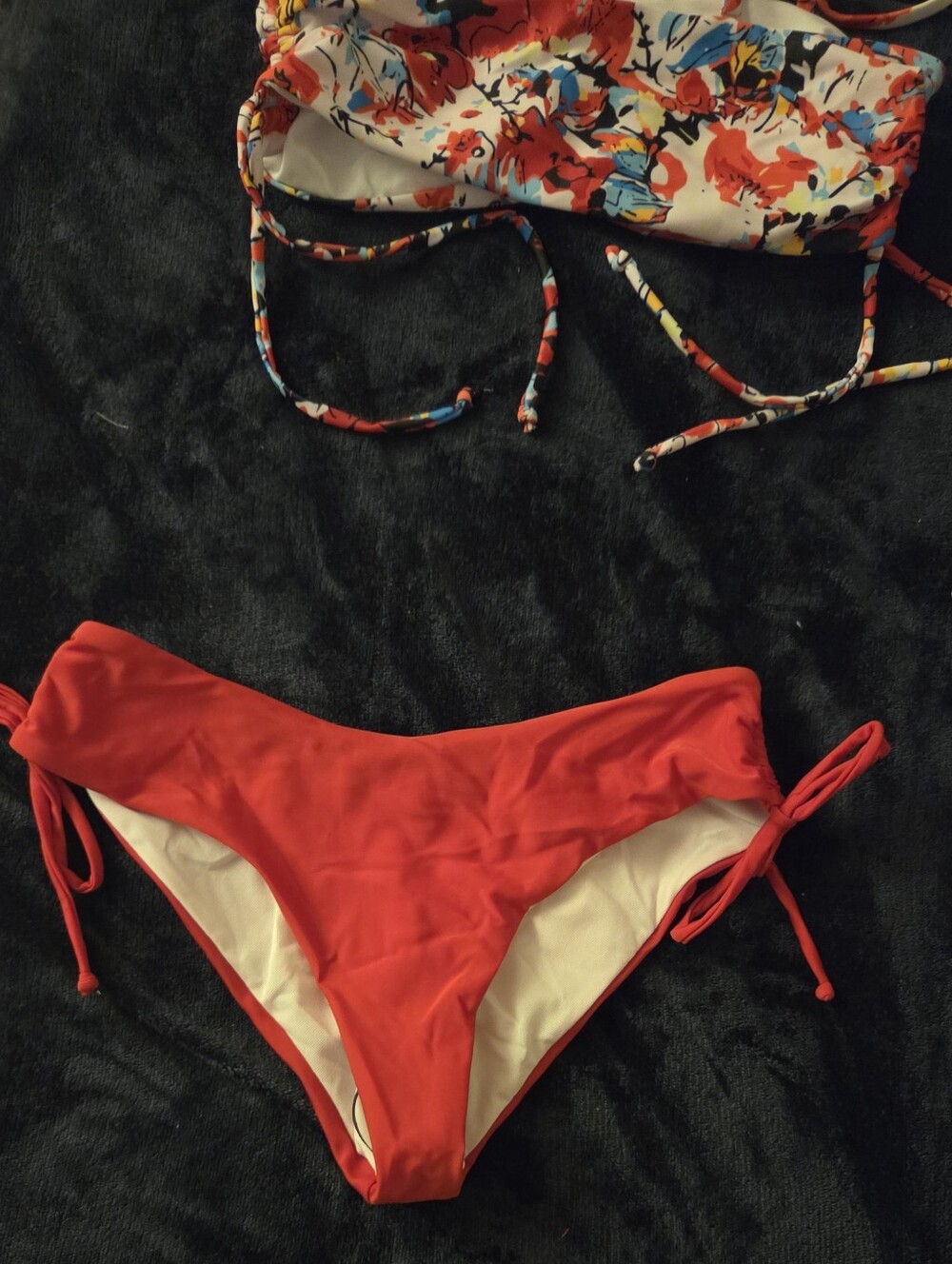 Floral Print Bikini Size S